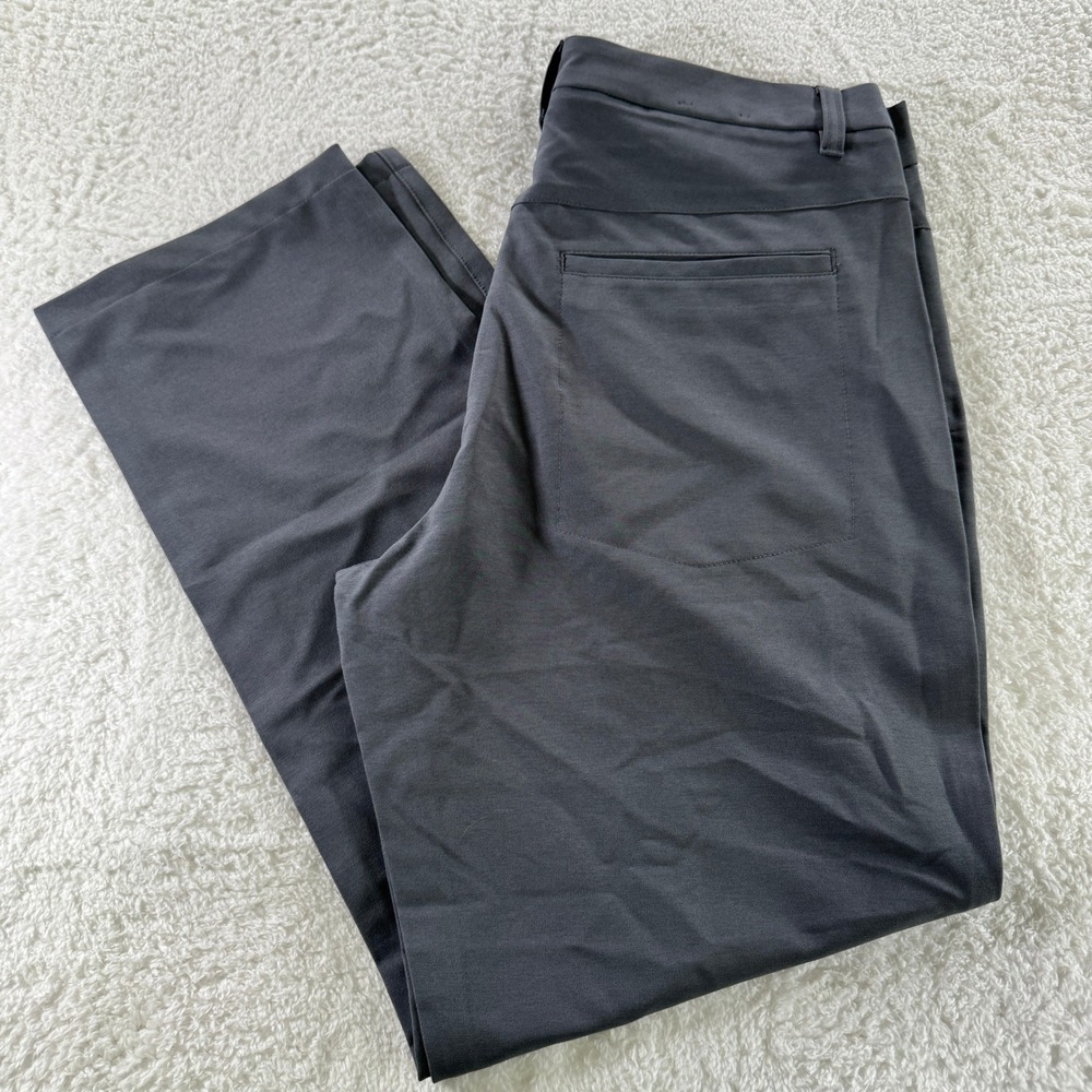 FootJoy Performance‎ Pants Mens Size 33 x 30 Athletic Fit Gray Flat Front Golf